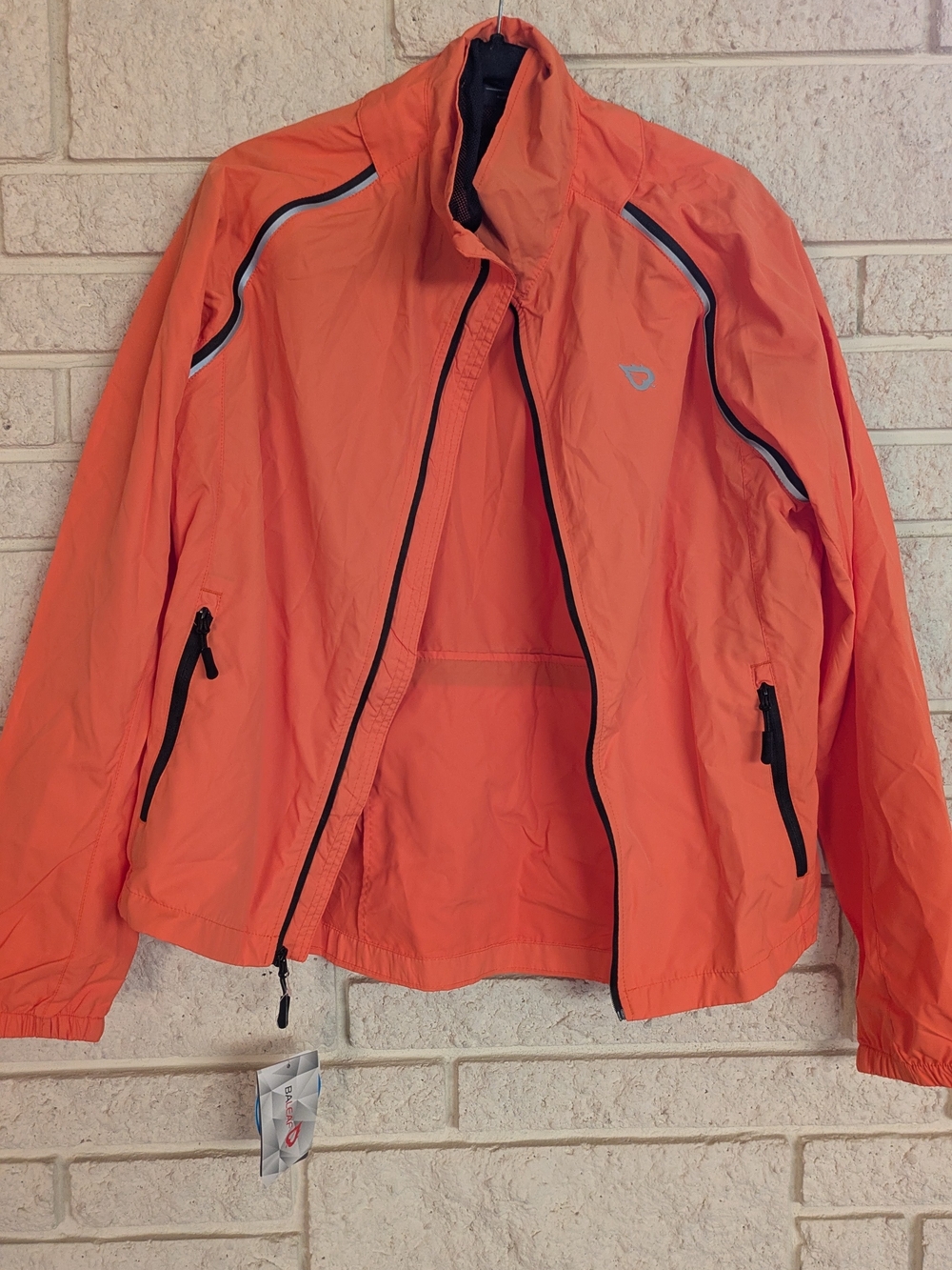 Baleaf Men's M Bright Orange Lightweight Bike Jacket